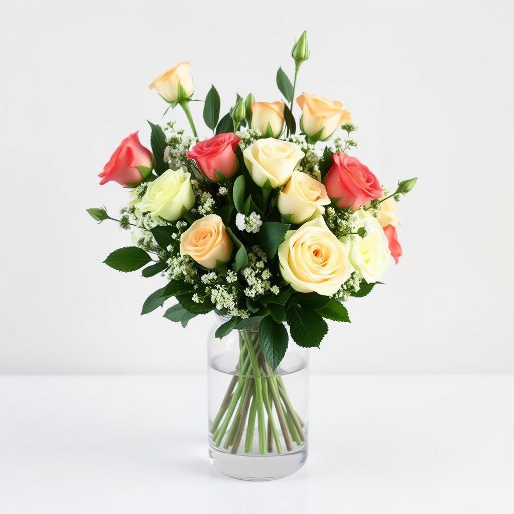 roses and hydrangeas arrangements for business gifts for man