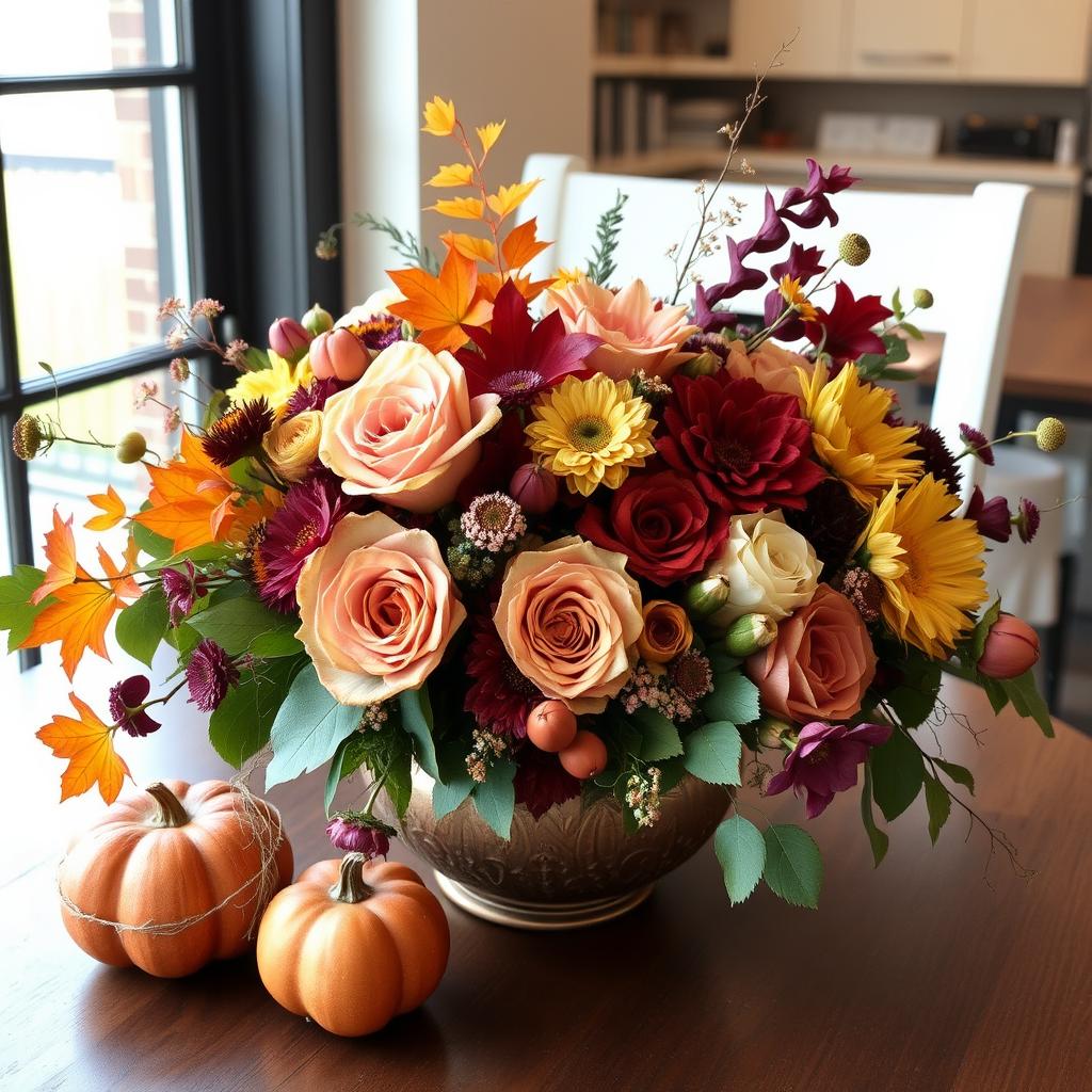 autumn style flower arrangements