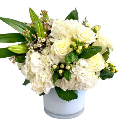 Purity White flower arrangements-boca raton florist