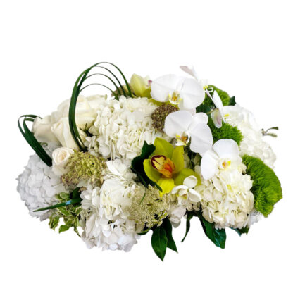 White and Green Flower Arrangement