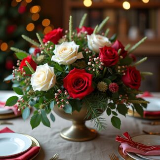 1Festive flower arrangement