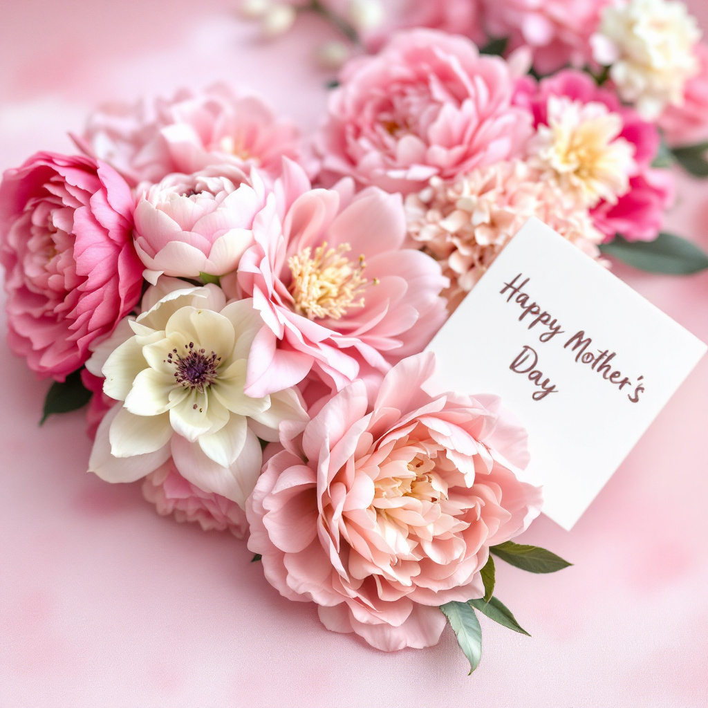 Mother's Day with Beautiful Flowers