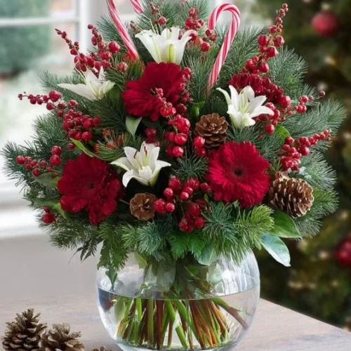 99 Candy Cane Cheer Bouquet