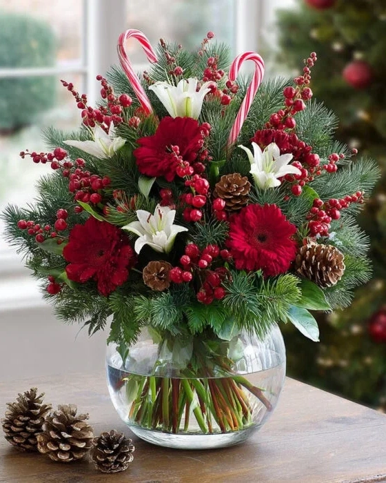 99 Candy Cane Cheer Bouquet