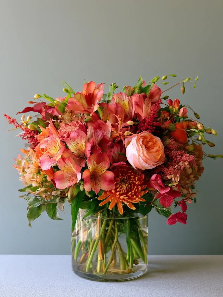 Alstroemeria flowers 