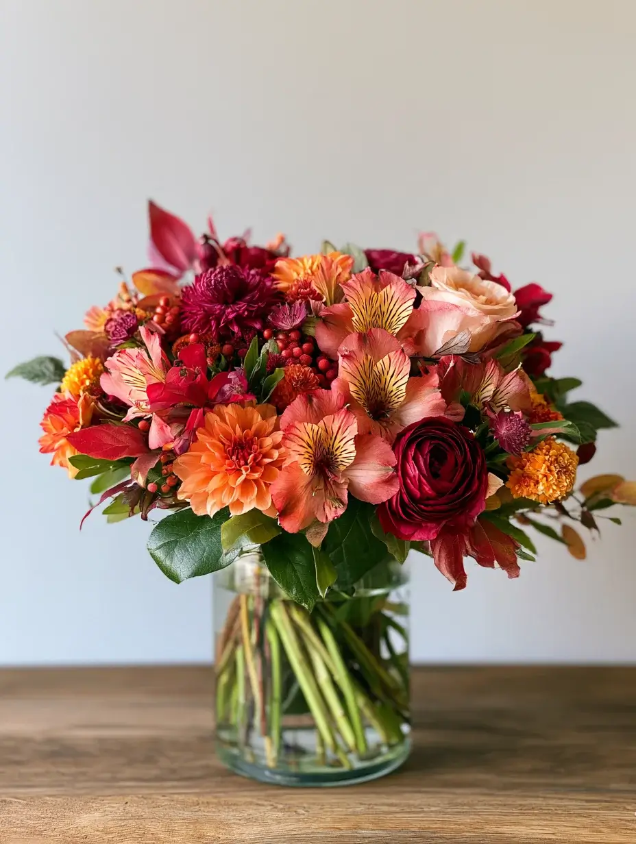 Alstroemeria flowers 